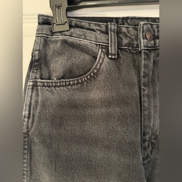 REDONE 70's Originals Cigarette Jeans in Black Sea Women's Denim Jeans Size 24 - Picture 9 of 16